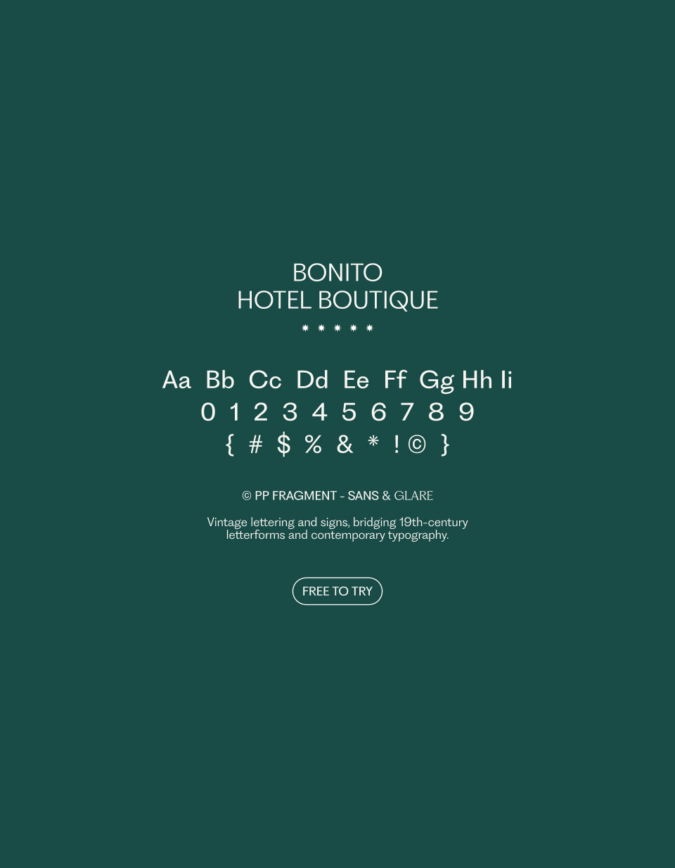 HOTEL BONITO – 04A